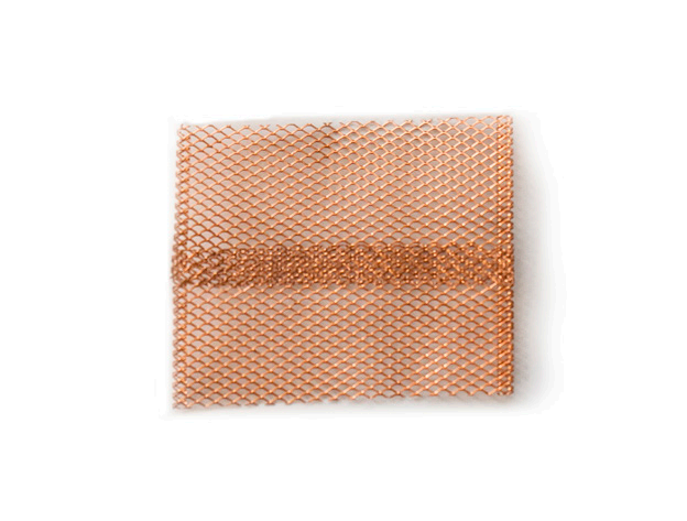 Thin copper mesh welding
