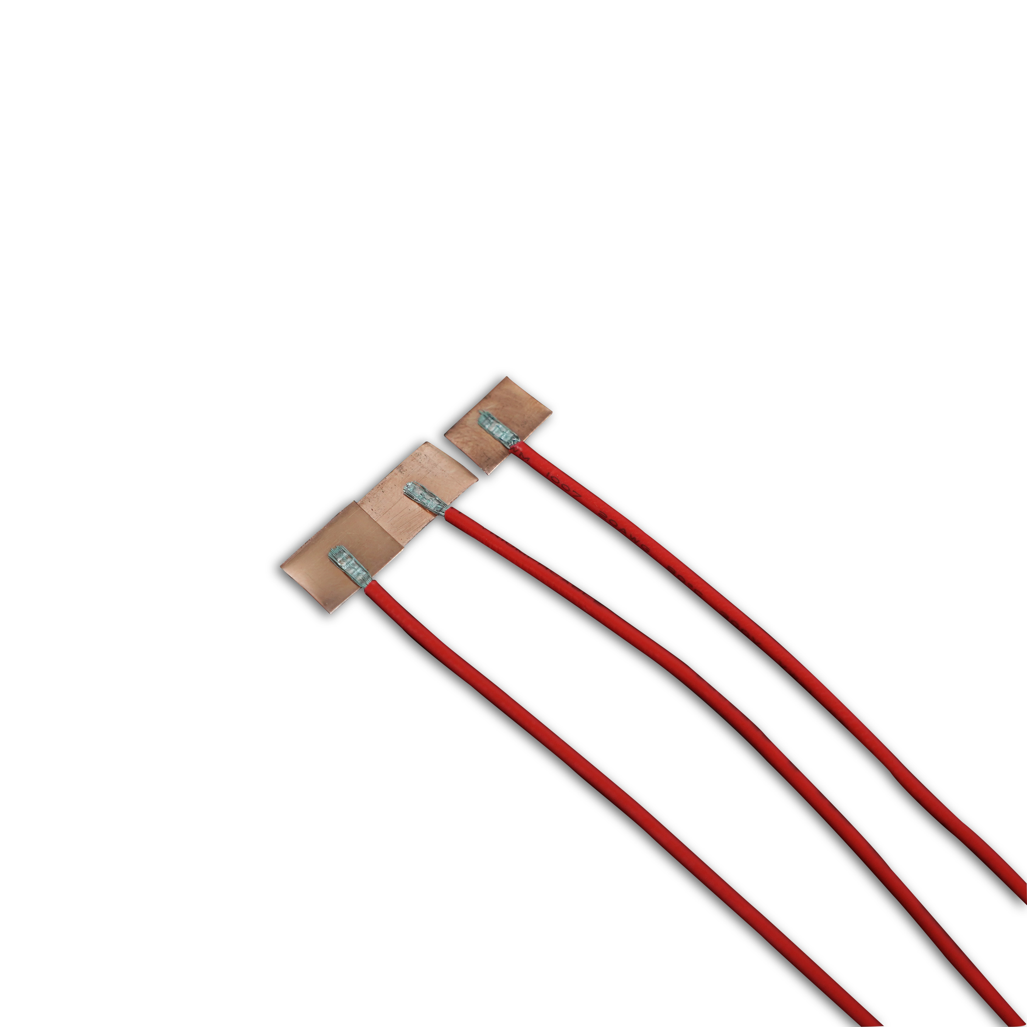 0.2 flat tin wire and copper terminal welding
